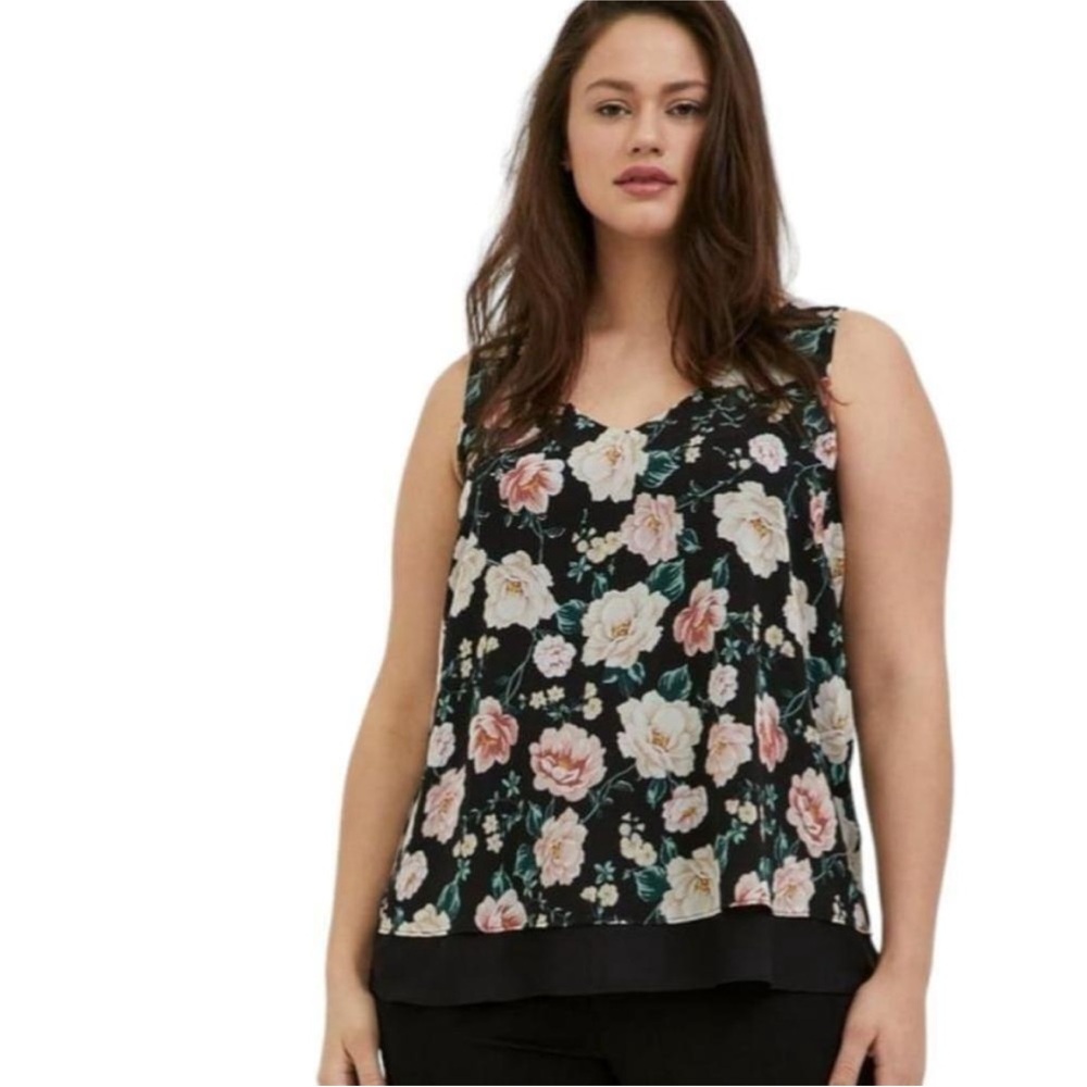 Torrid Floral Tunic Top